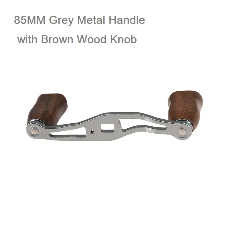 Металлическая Рыболовная катушка из углеродного волокна ручка с деревянными