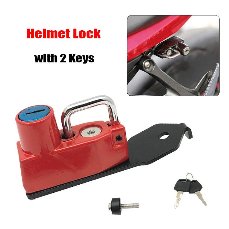 

N-MAX125 N-MAX155 Helmet Lock with 2 Keys Fits For Yamaha NMAX 125 N-MAX155 2018-2020 Aluminum Anti-Theft Security Motorcycle