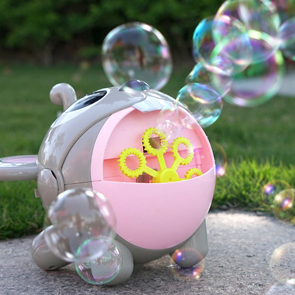 

Детская электрическая мультяшная мышь, автоматическая воздуходувка, Детская летняя машина для мыльных пузырей, игрушки для детей, подарки