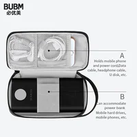 Чехол для внешнего аккумулятора BUBM, 40000 мАч, сумка для переноски внешнего аккумулятора, USB-кабель, внешний жесткий диск, чехол для наушников