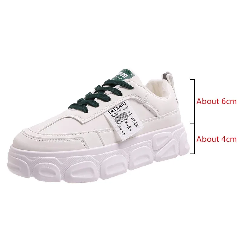 

New sneakers women's running shoes waterproof platform increase sneakers Zapatillas deportivas platform casual shoes women 2020