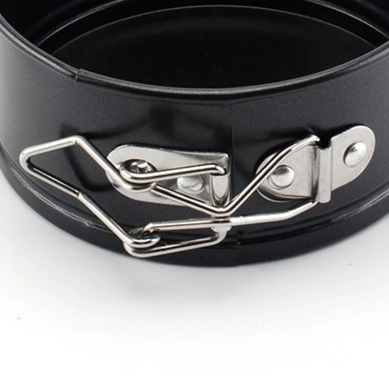 

4-Inch Mini Spring Forming Pan for Mini Cheesecake, Pizza and Quiche, Durable Non-Stick Pan Surface, Three-Piece Set
