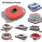 3D пазл сделай сам, пазл мир, футбол, стадион, европейская футбольная площадка, Сборная модель для строительства, пазл, игрушки для детей GYH