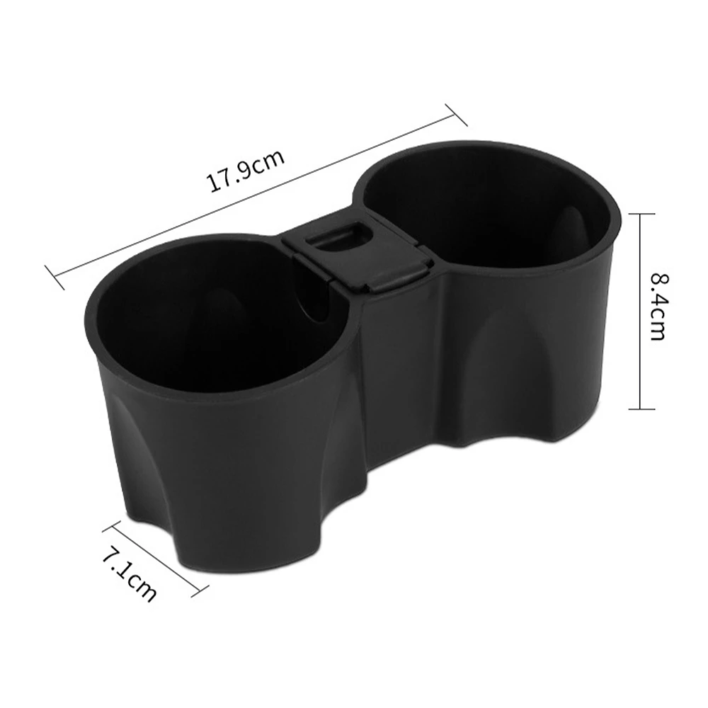 

Car Cup Holder Limiter Water Slot Slip Limit Clip Ashtray Silicone Cups Holder for Car Accessories For Tesla Model 3 Y 2021