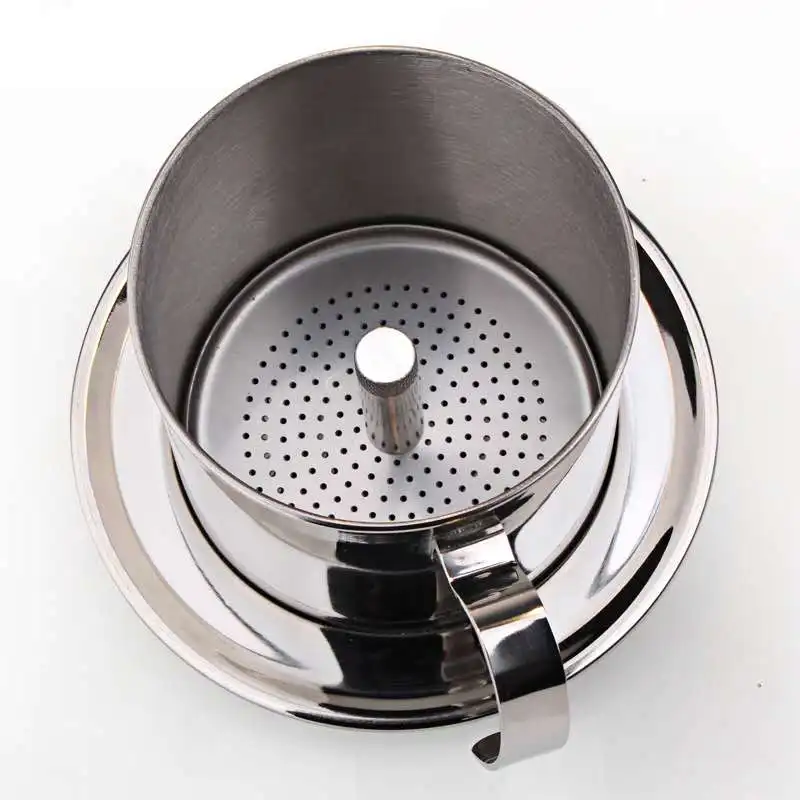 

espresso vietnamese coffee filter reusable portable permanent stainless strainer barista tools kitchen accessories gadgets drip