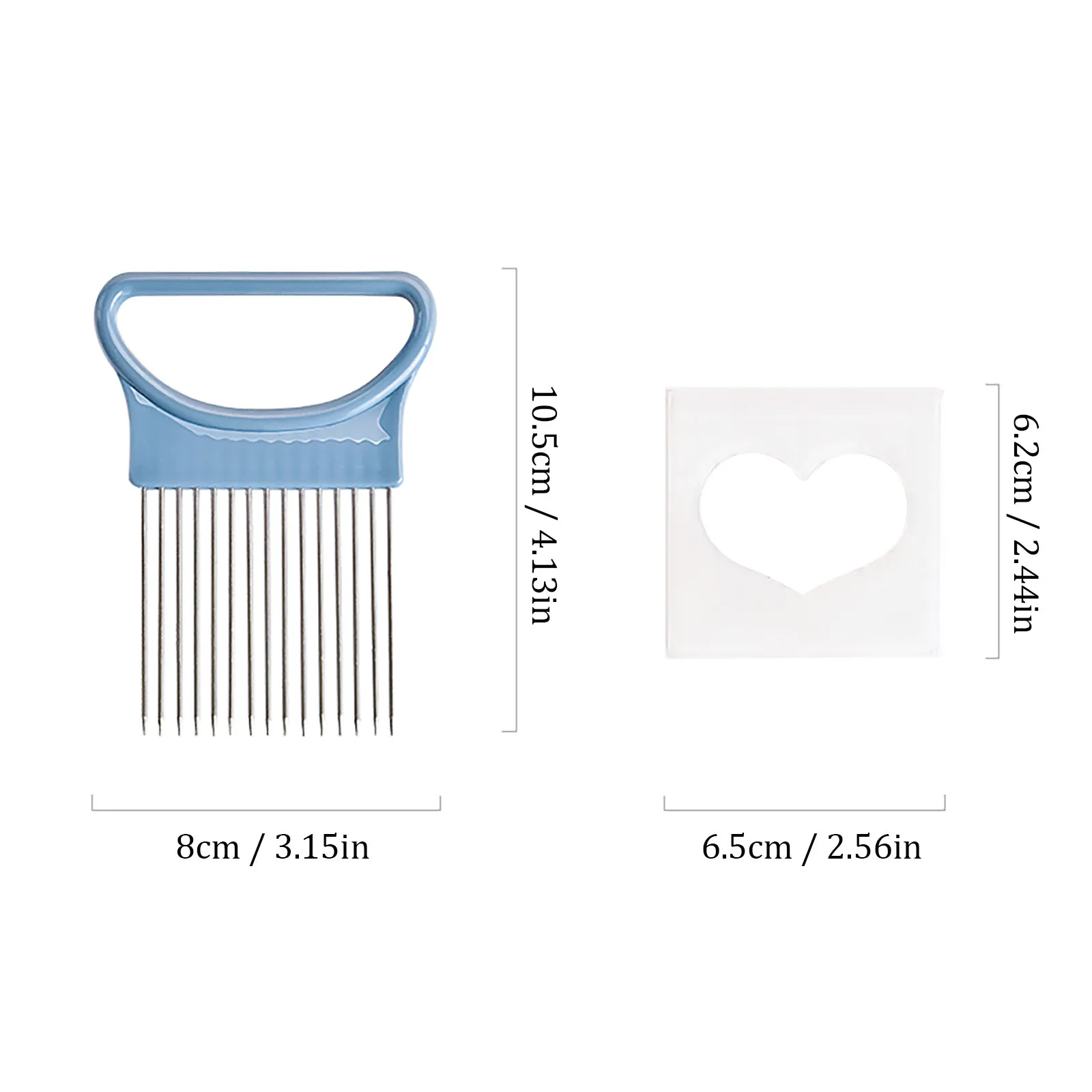 

Best Onion Cutter Holder Vegetable Slicer Cutting Tools Stainless Steel Meat Fork Potato Tomato Cut Holder Kitchen Tools Gadgets