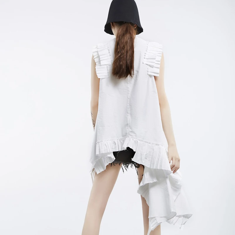 Женская юбка летняя 2020 новое необычное тяжелое обжимное индивидуальное с