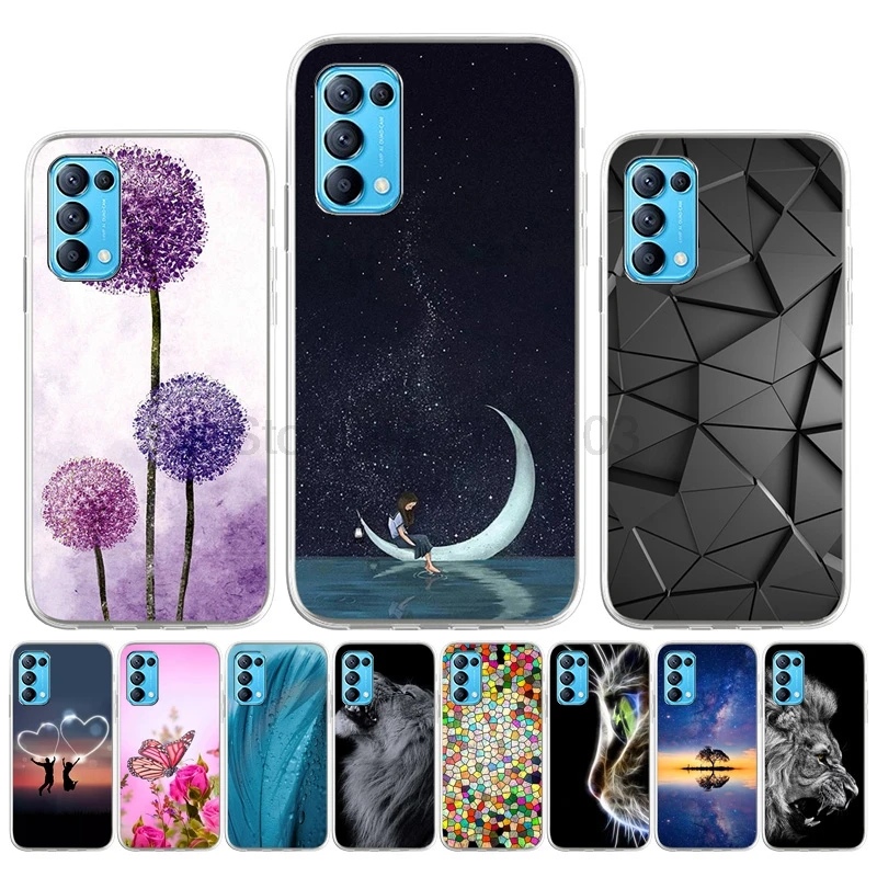 Мягкий силиконовый чехол из ТПУ для Oppo Find X3 Lite Neo A74 A54 5G CPH2145 RX17 CPH2195 CPH2197 FindX3 задний