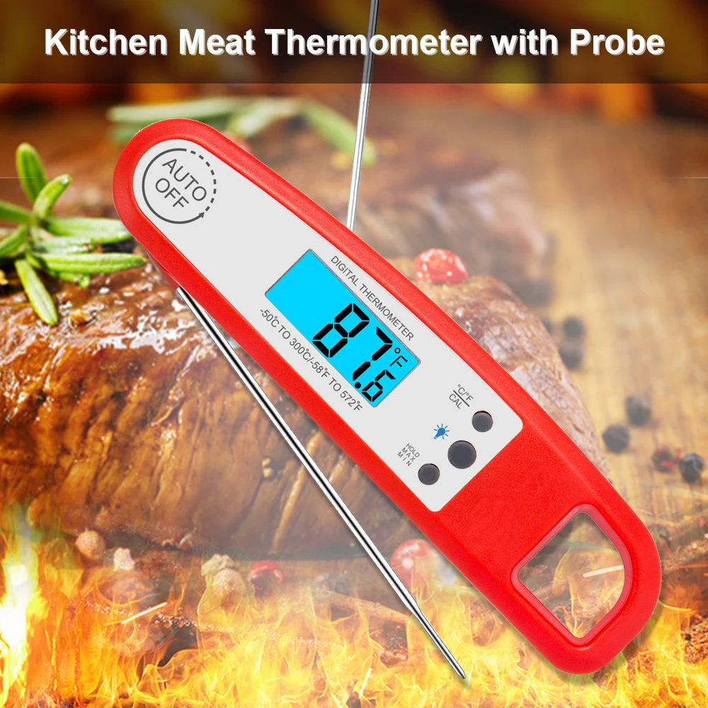Цифровой термометр для духовки приготовления мяса воды барбекю гриля Кухонный