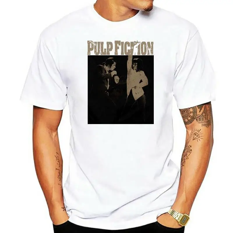 

Pulp Fiction Movie Uma Thurman John Travolta T Shirt Stickers