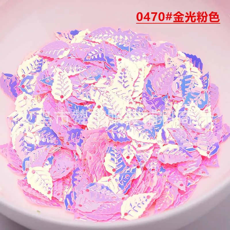 9 × 16mm leaf sequins DIY handmade gold pearl beads clothing accessories material wedding Christmas party decoration | Дом и сад