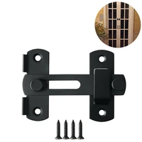 black 304 stainless steel flip latch gate latches door lock bar latch for windows sliding door garden guardrails pet doors