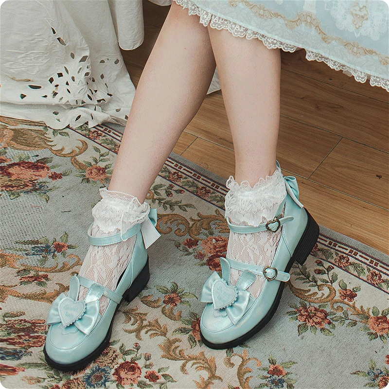 

Туфли женские с бантом и пряжкой-бантиком, в японвечерние стиле