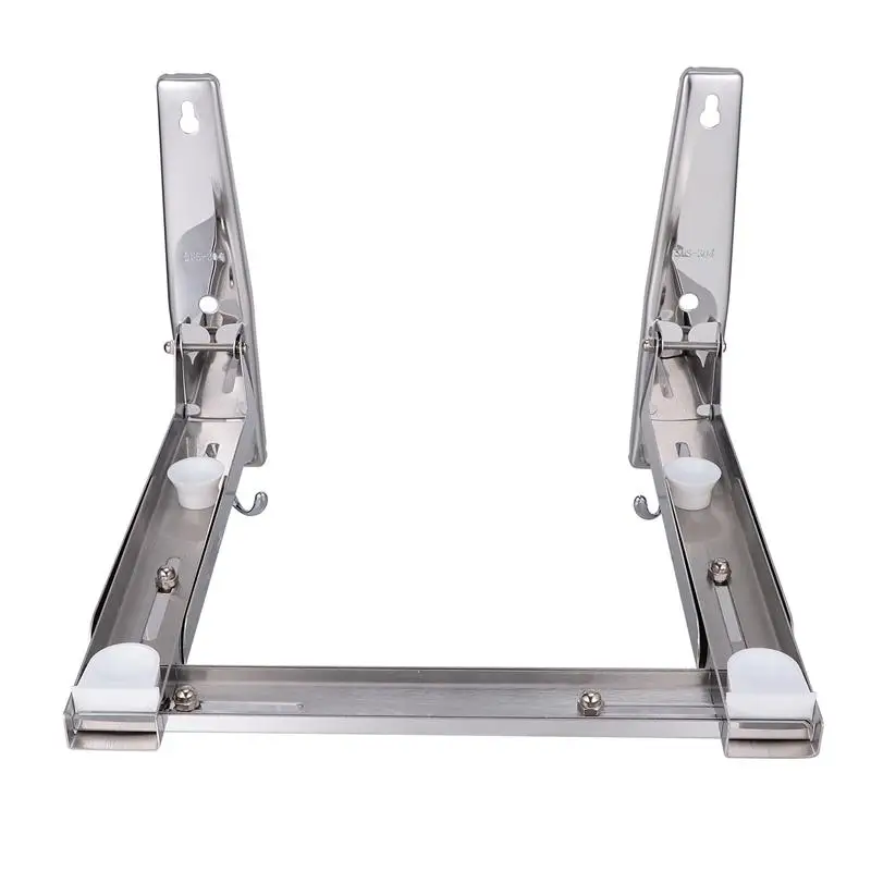 

Wall-mounted Microwave Holder Stainless Steel Telescopic Folding Oven Rack