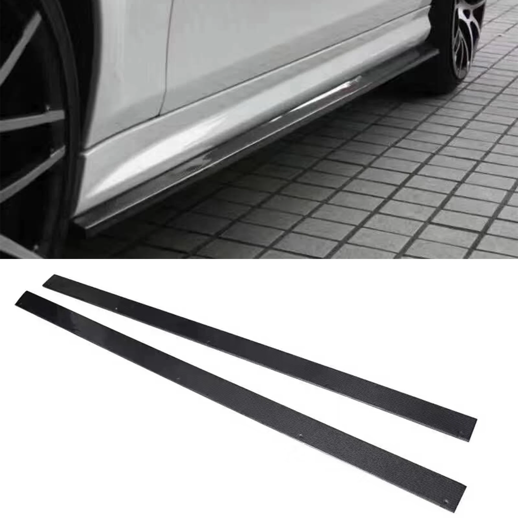 

Боковые юбки из углеродного волокна W204 для класса C W204 C204 C63 AMG 2012 и выше