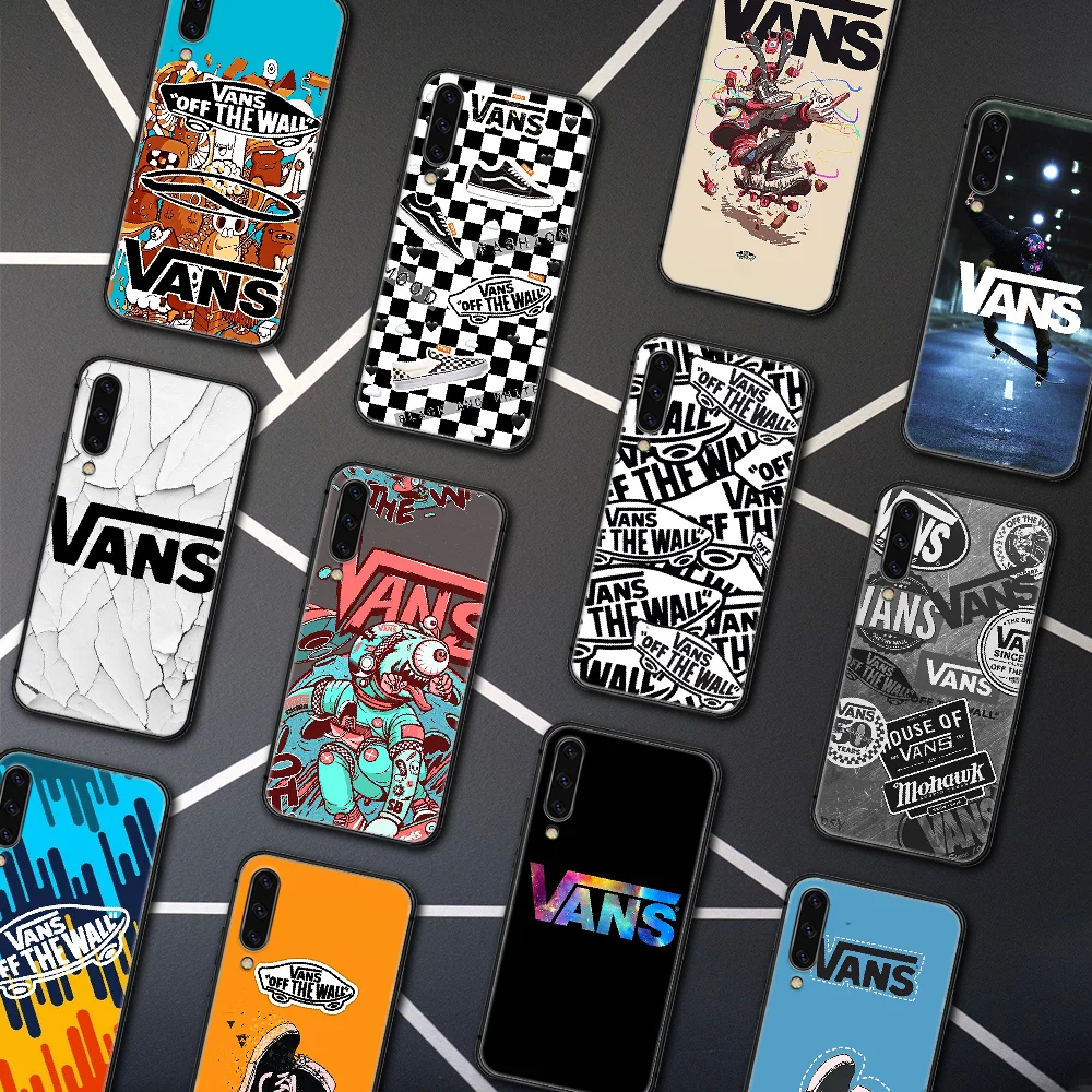 

Fashion Brand Vansing Phone Case Cover For Samsung Galaxy A7 9 8 10 20 20e 21 S 30 30S 31 41 50 50S 51 70 71 91 black Waterproof