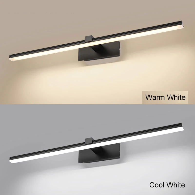 

Modern Led Mirror Light 9W 12W AC90-260V Wall Mounted Industrial Wall Lamp Bathroom Light Waterproof Aluminum