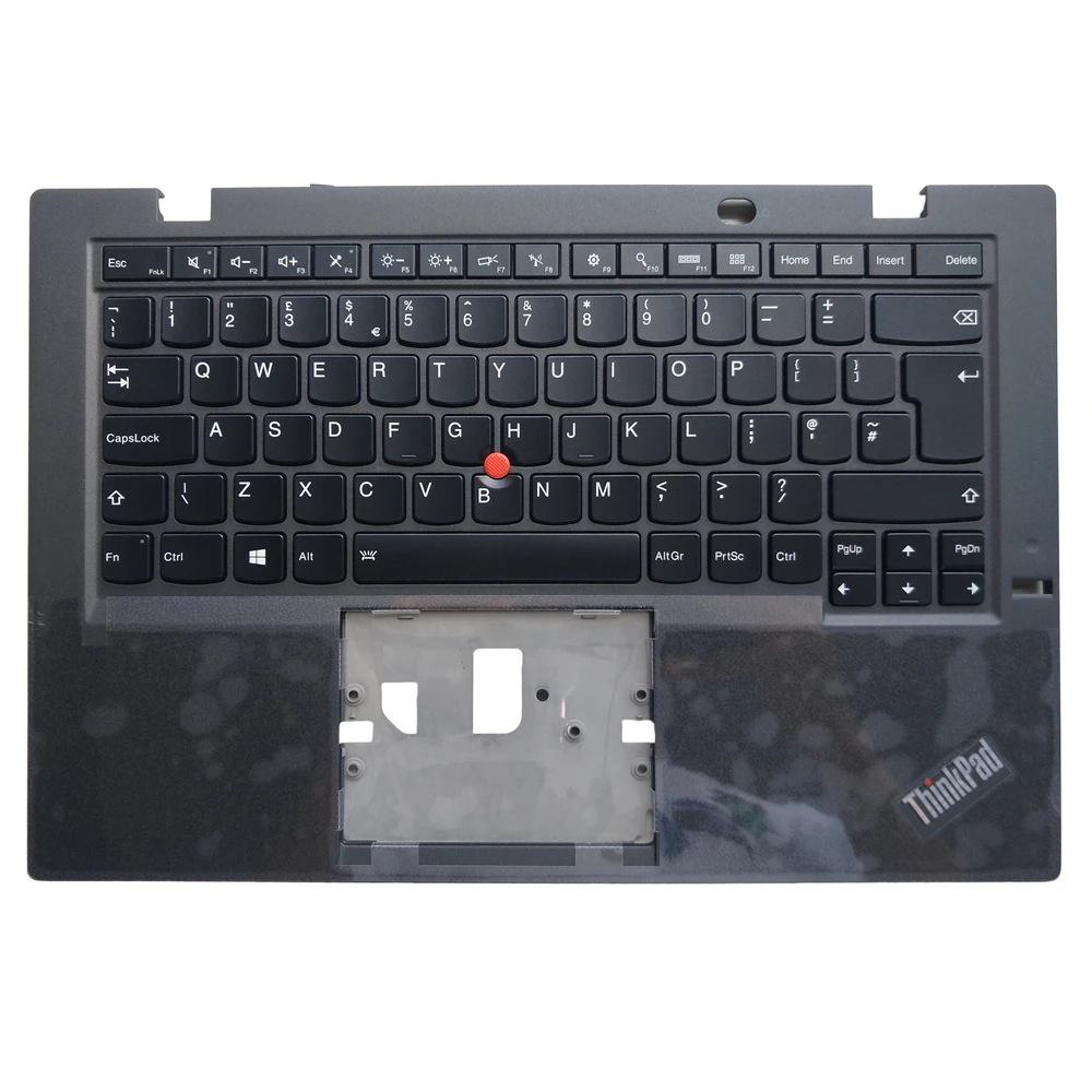 Клавиатура с подсветкой для ноутбука LENOVO X1 Carbon 3rd UK Key Cap черная клавиатура серая C