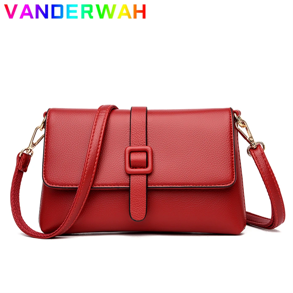 

Женская сумка через плечо, из искусственной кожи, роскошная дизайнерская сумка-мессенджер, 2021