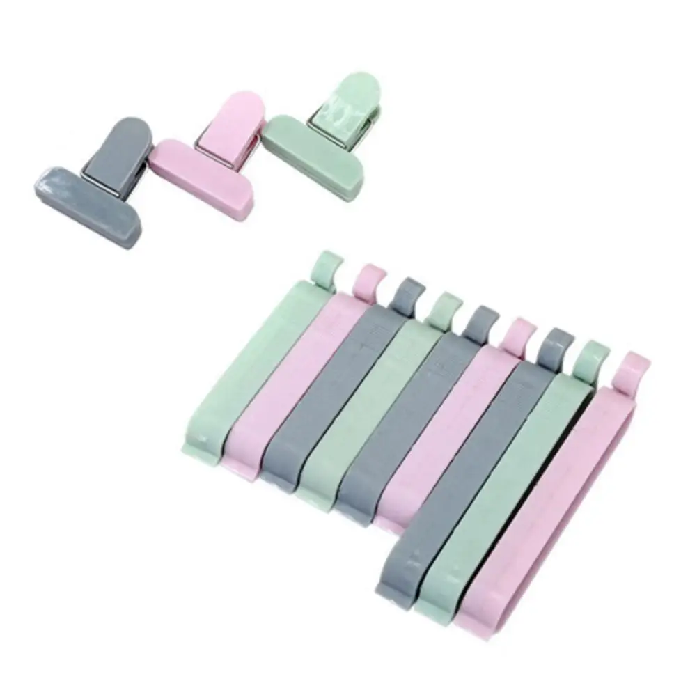 

12Pcs/set Plastic Bag Sealer Snack Fresh Food Storage Bag Clips Kitchen Tool accessories Mini Vacuum Sealing Clamp Food Clip