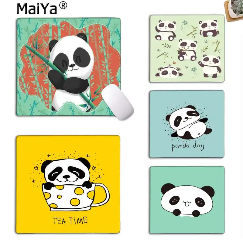 MaiYa Panda So Cute DIY дизайн игровой с узором коврик для мыши резиновый ПК компьютерный