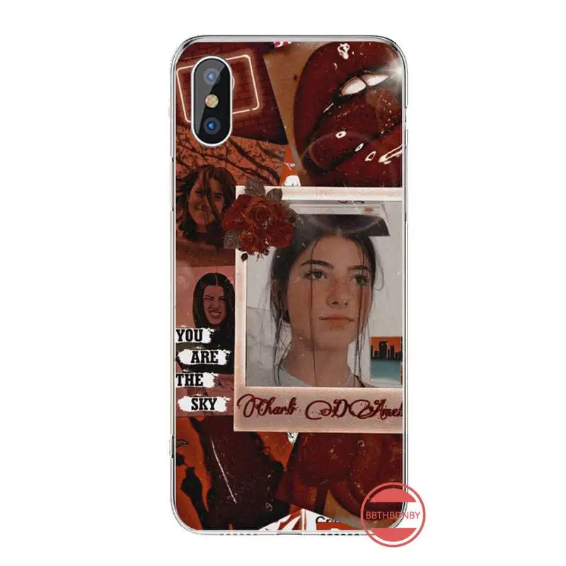 

Charli DAmelio girl Customer Phone Case For iphone 12 5 5s 5c se 6 6s 7 8 plus x xs xr 11 pro max