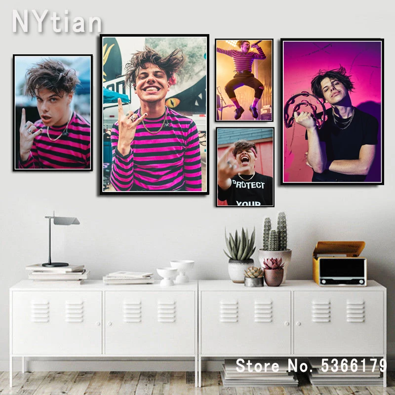 NT230 плакат и печать в подарок Yungblud музыка ПЕВЕЦ рок звезда фотография холст