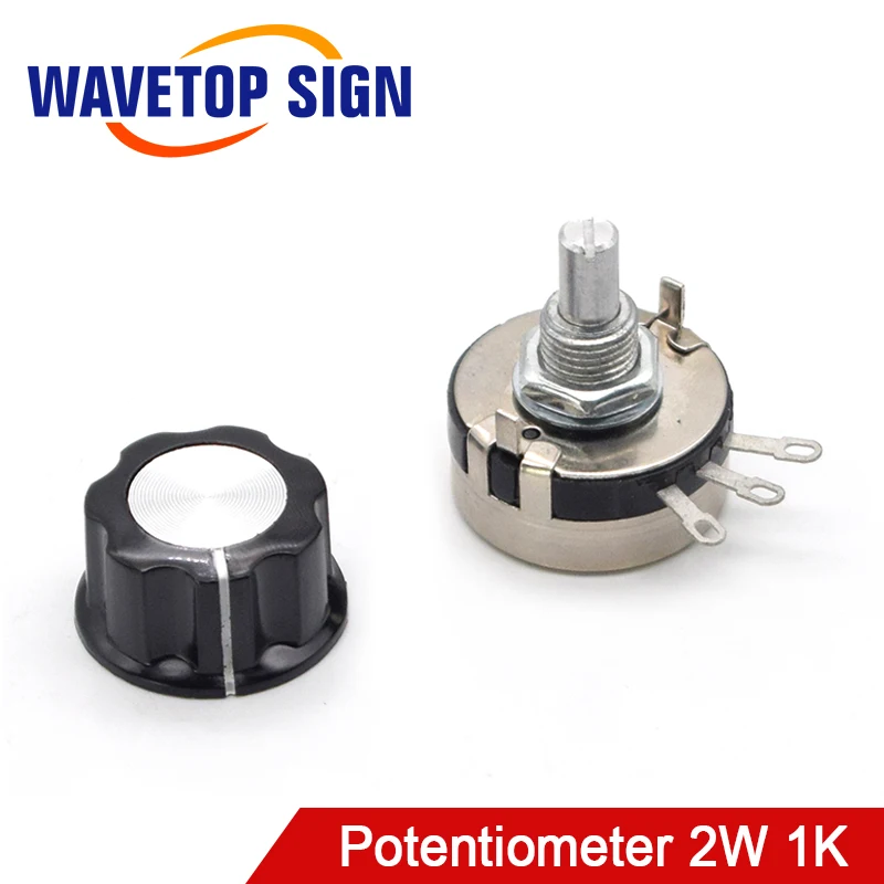 WTH118 DIY Kit Запчасти 2 Вт потенциометр 1K Ом для Co2 лазерного источника питания|potentiometer