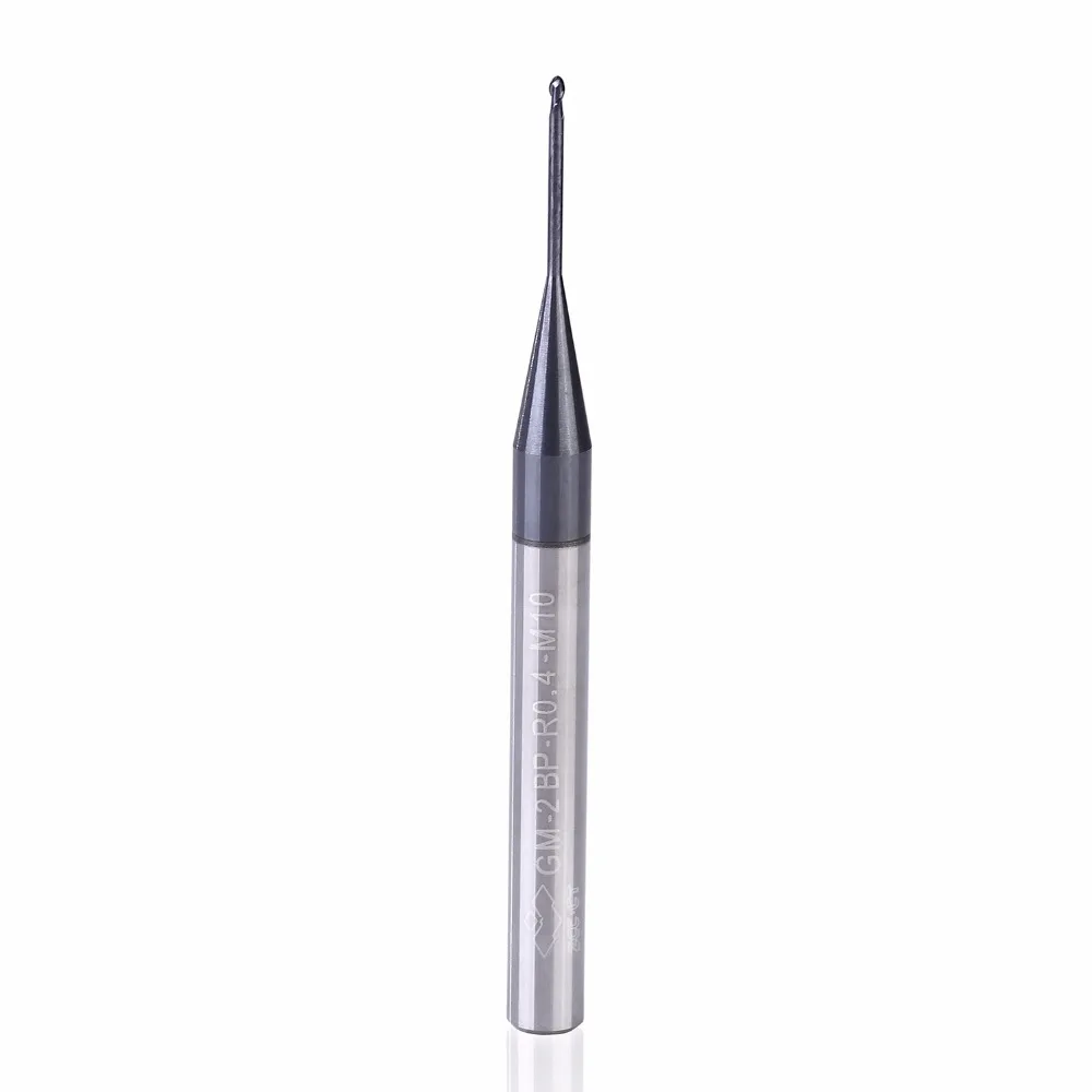 

1pc GM-2BP R0.25-R2.5 ball nose end mill Milling cutter Spiral Bit Tool CNC long neck End mills Router bits for deep slot