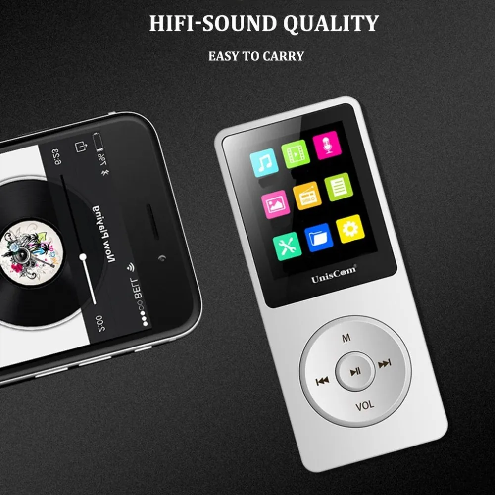 X02 1,8 дюймовый дисплей Спортивный Mp3 Mp4 без потерь звук Качество Музыкальный плеер карта с экраном рекордер ручка Walkman