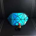 Косметичка с геометрическим рисунком для женщин|brand cosmetic bags|cosmetic bagcosmetic bag brand |