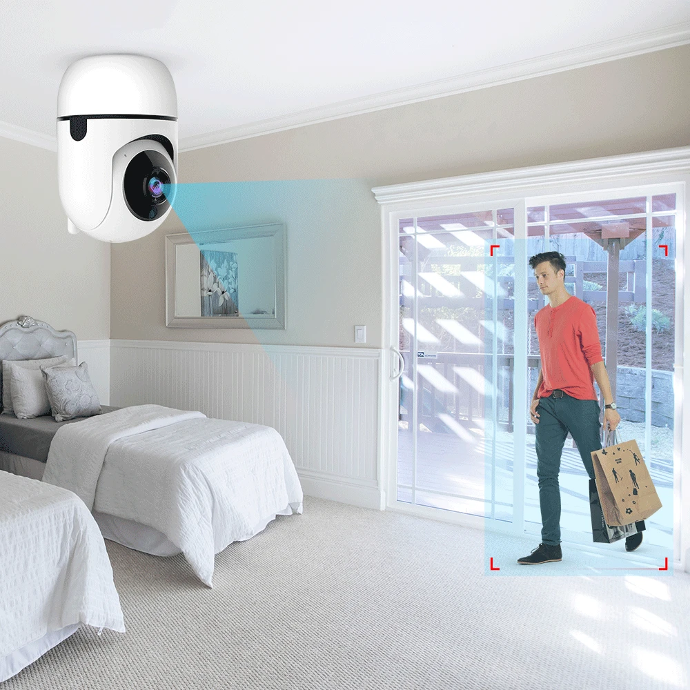 1080P 360 PTZ облачная Wi Fi IP камера беспроводная HD 2 МП ночная версия Аудио Видео Мини