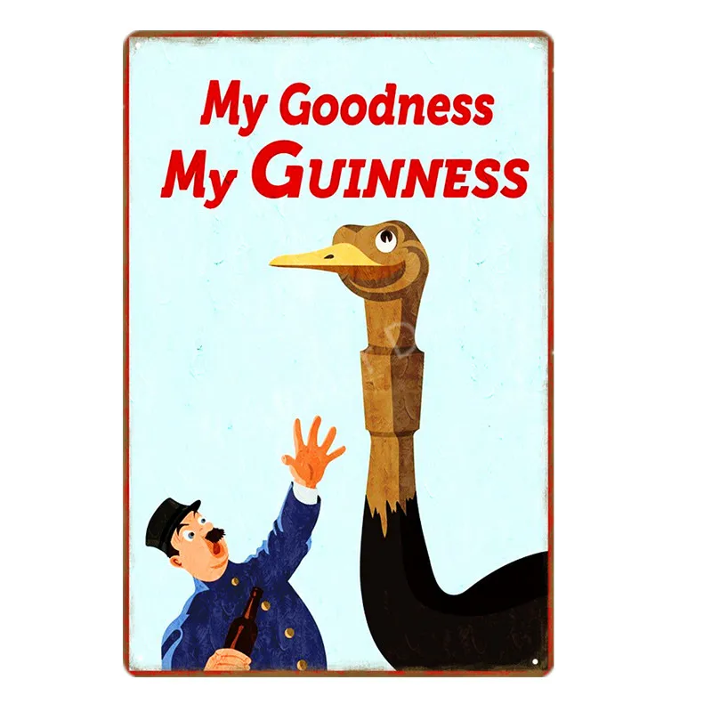 My goodth My Guinness металлическая живопись винтажные наклейки Бар Паб декоративная табличка домашний декор реклама пива оловянный знак YI-056 - Цвет: YD1486DI
