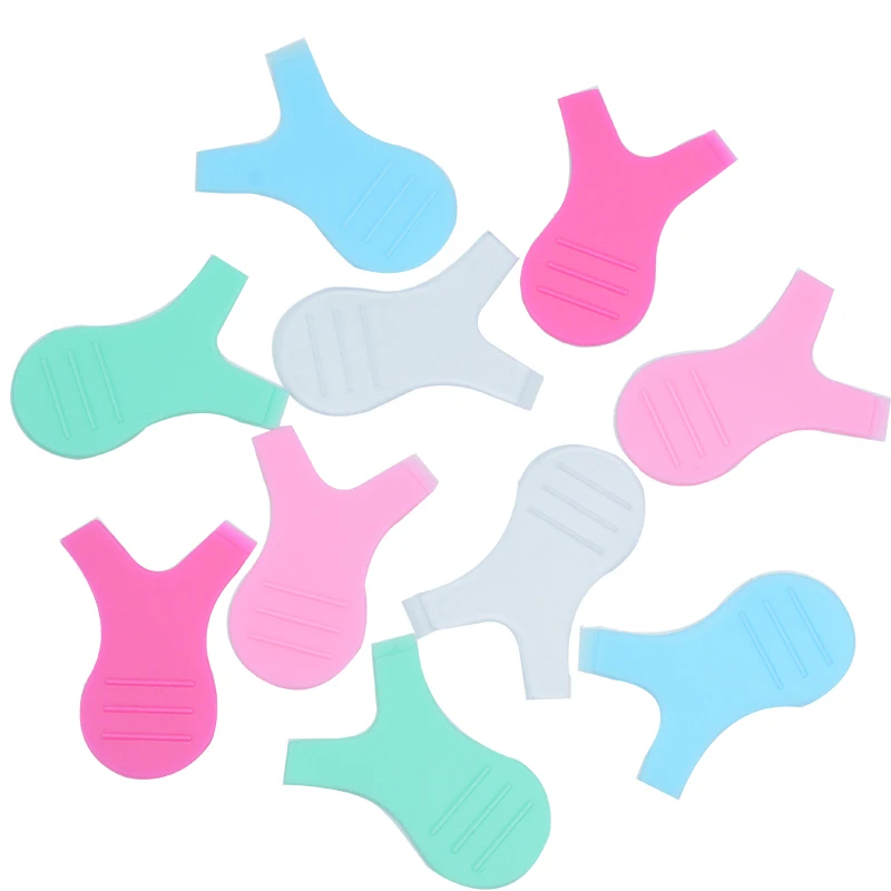 10 шт. многофункциональная мини Y-образная расческа пластиковая поддельная