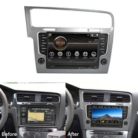 ready stock 8 inch car dvd player gps navigation system multimedia stereo for volkswagen golf 7 lhd swc canbus parking sensor