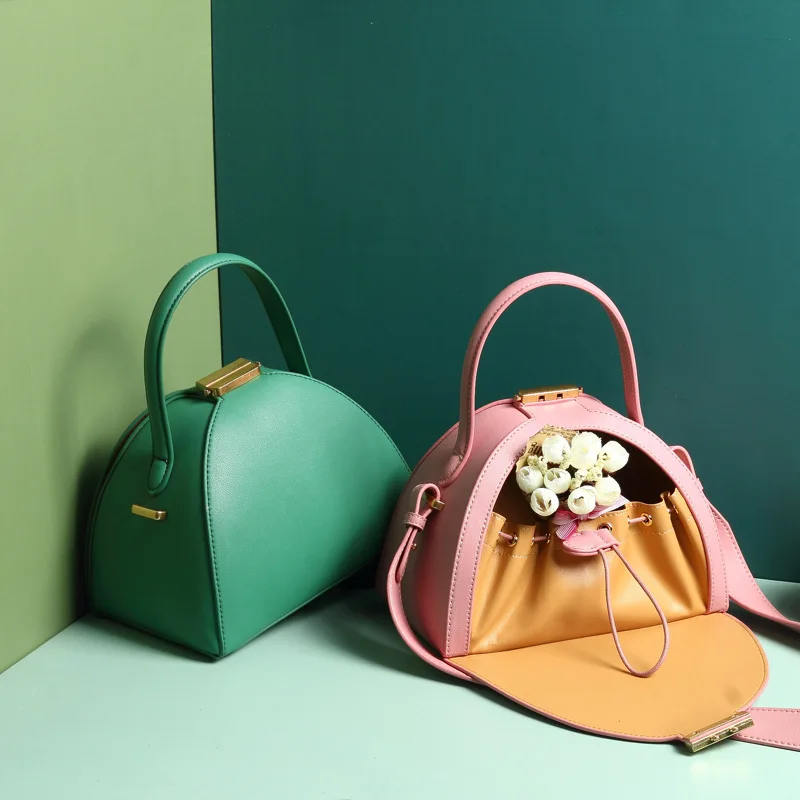 2019 летние сумки из европейской и американской кожи одноцветная сумка в виде