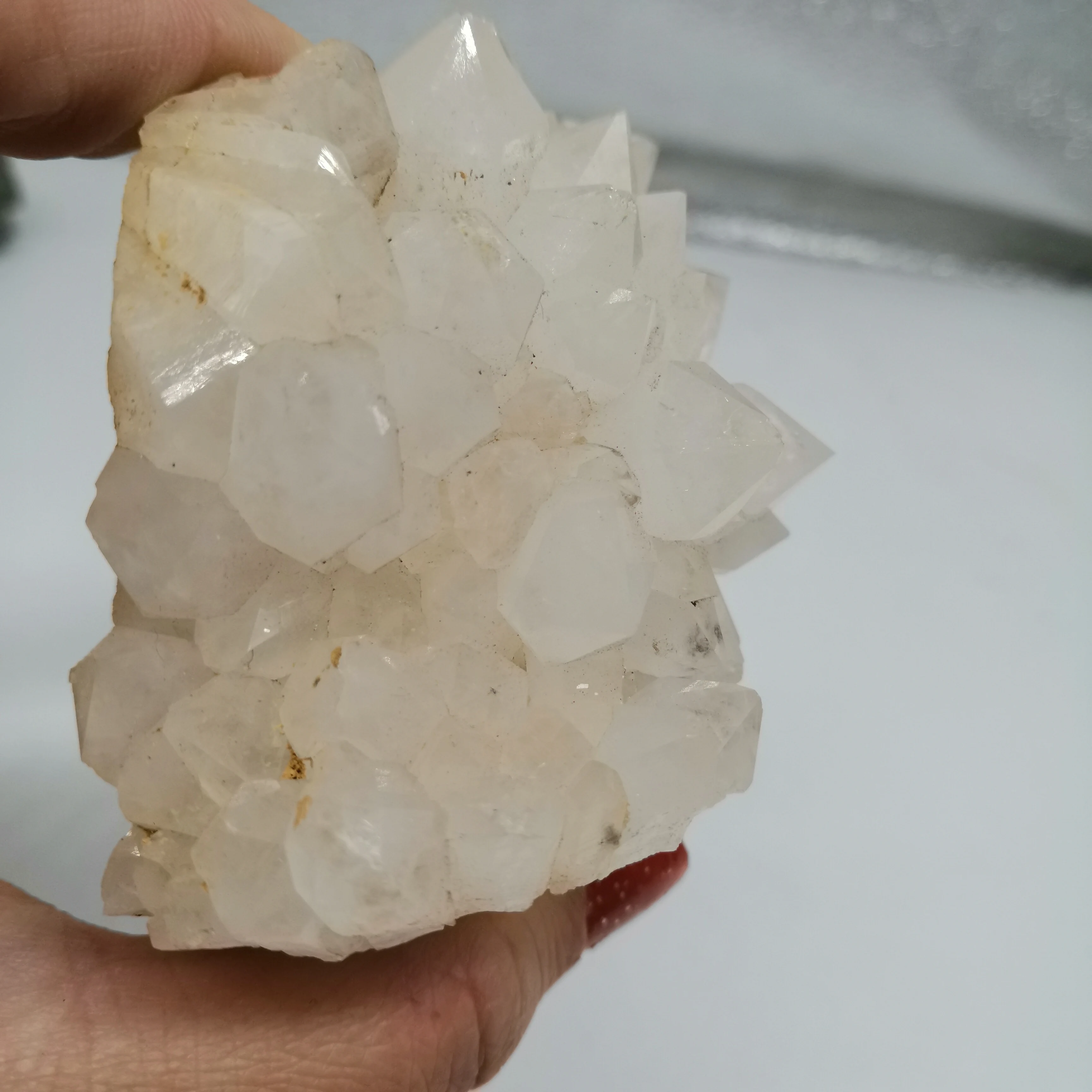 275 г красивый аура Кристалл кварц кластера точка образцы минералов для исцеления