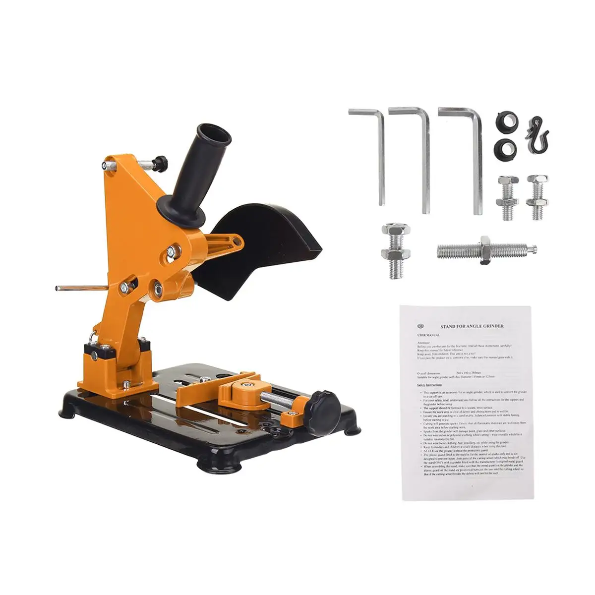 

45 Angle Grinder Stand Metal Cutting Fixing Clamp Holder Bracket Support DIY Wood Support Bracket Angle Grinder Accessories