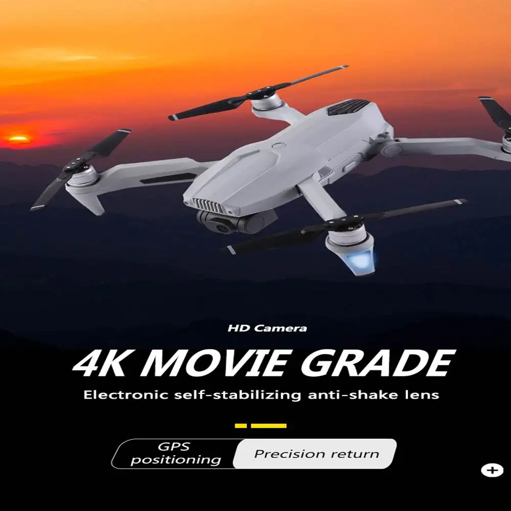 Квадрокоптер F007 складной с GPS Wi Fi FPV широкоугольной HD камерой 4K|Квадрокоптеры