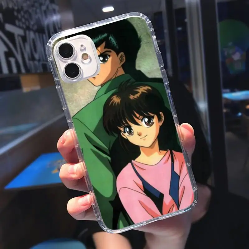 

Yu Yu Yuyu Hakusho anime Phone Cases Transparent soft For iphone 5 5s 5c se 6 6s 7 8 11 12 plus mini x xs xr pro max