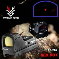 swamp deer red dot sight collimator base glock handgun reflex sight scope fit 20mm weaver rail for airsoft hunting rifle