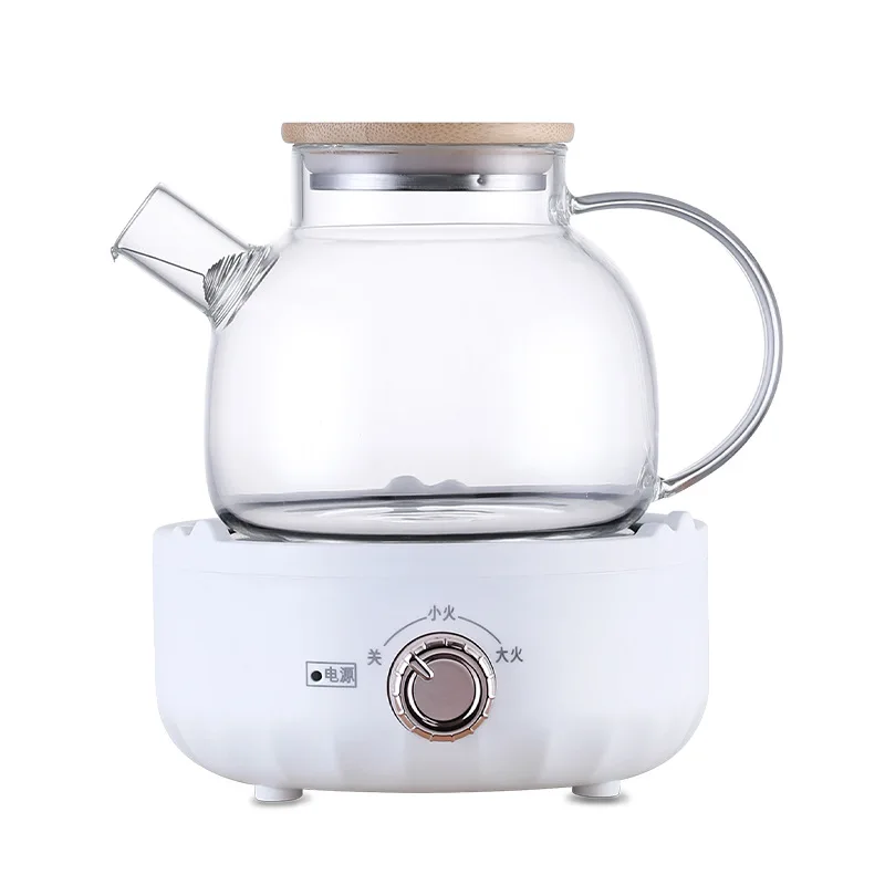

Small Portable Decorated Kettle Adjustable Temperature Smart Teapot Glass Handle Vintage Hervidor Portatil Mini Kettle OB50SH