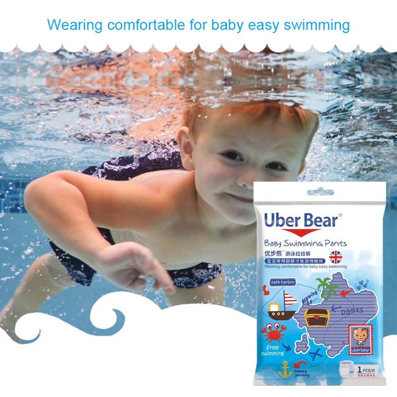 

1pc Children's Swimming Diapers Waterproof And Leak-proof Disposable Diapers Panties Lightweight And Comfortable Fralda Ecologic