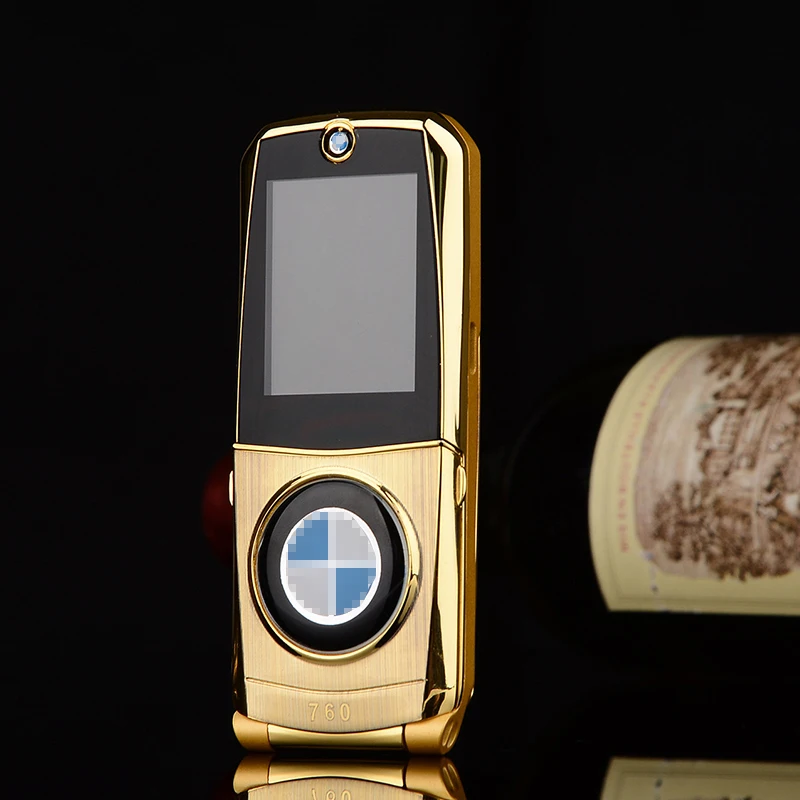 Телефон-раскладушка VTRETU 760 Mini 2 Sim-карты металлический корпус камера Bluetooth MP3 FM