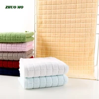 high quality 100 cotton face towel 34x76cm checkered pattern hand face towel hotel towel hotel home towels