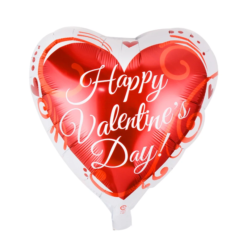 

10pcs/lot I Love You Heart Balloons Valentine's Days Aluminium foil Helium Globos Wedding Decoration Ballon