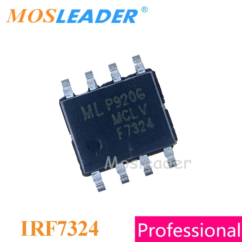 Mosleader IRF7324 SOP8 100 шт. P Channel 20В 18mR 30mR IRF7324TRPBF IRF7324PBF Mosfets|Запасные части| |