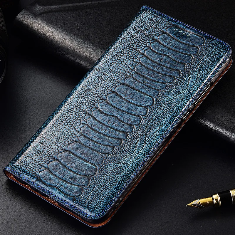 

Luxury Genuine Cowhide Leather Case For Xiaomi Mi Max 3 2 Max3 Max2 Cover Stand Flip Phone Case