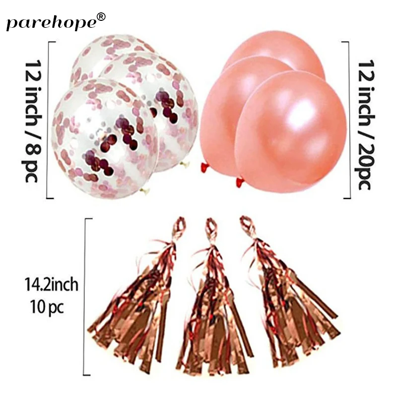 

Rose Gold Suit Happy Birthday Party Balloons Happy Birthday Letter Foil Balloon Baby Shower Anniversary Party Decor Supplies