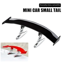 car styling tail wing decoration model carbon fiber twill look gt tiny mini racing rear small wing spoiler decoration